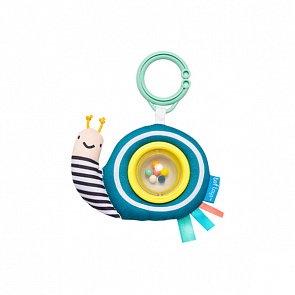 Развивающая игрушка Улитка, с погремушкой и колечком (Taf Toys, 12415)